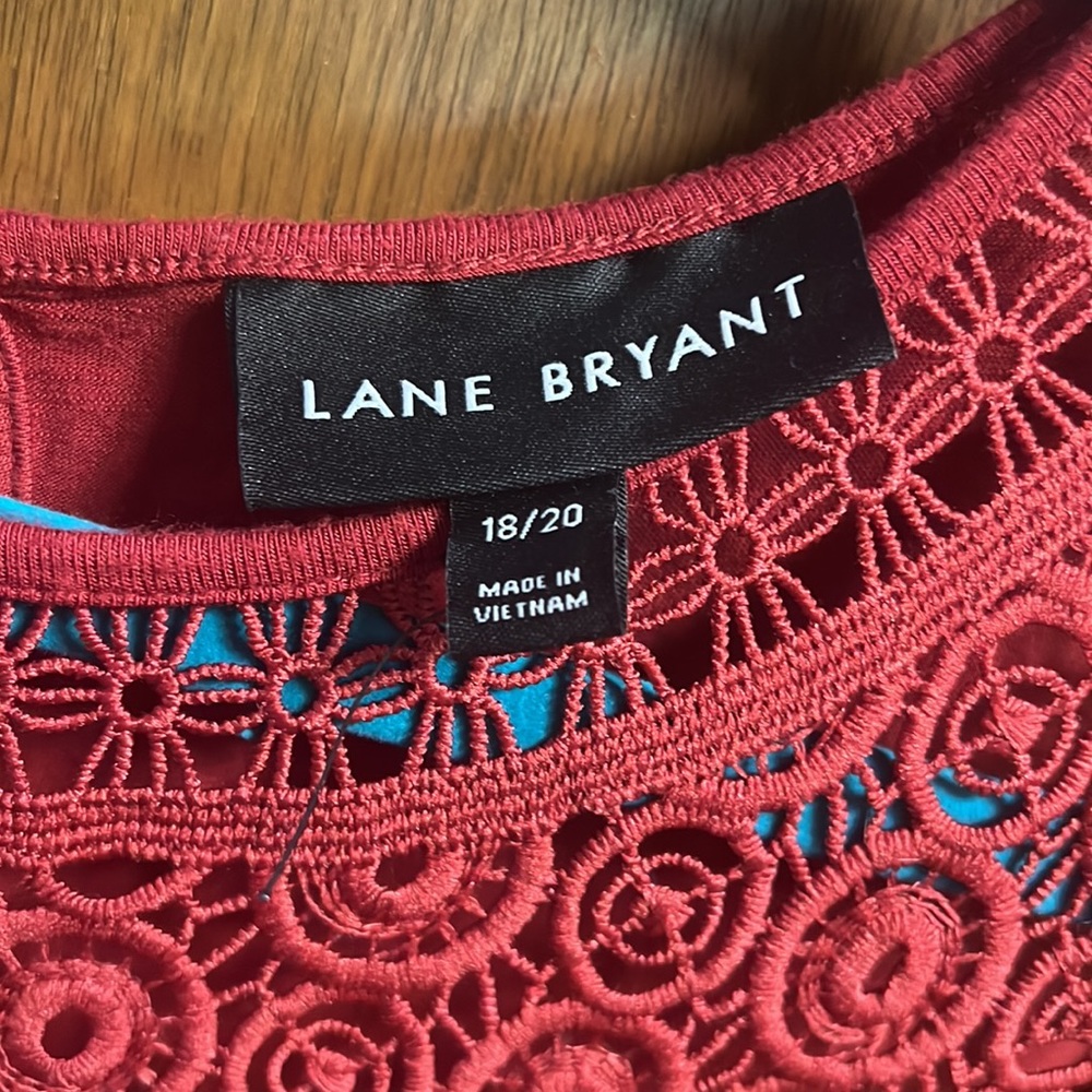 Lane Bryant crochet neck sundress size 18/20 - Picture 4 of 4